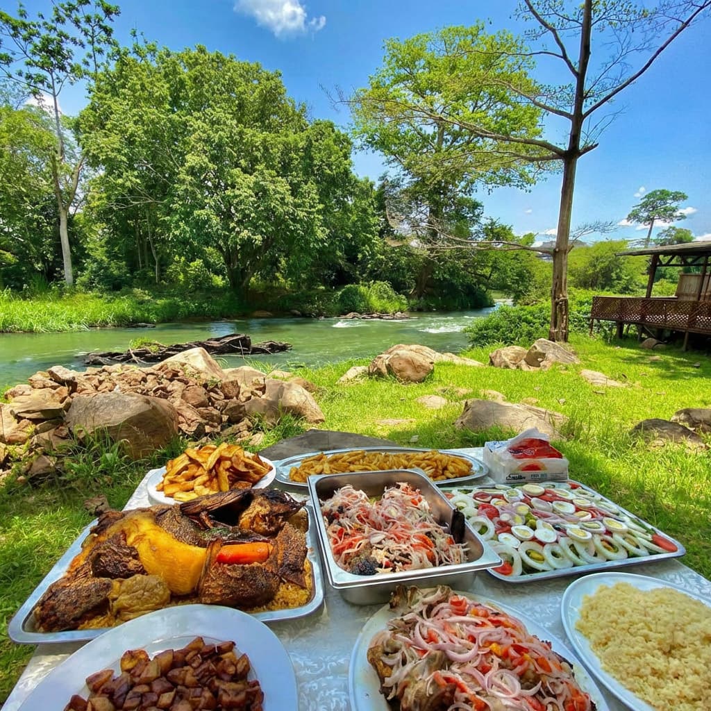 Vue du fleuve Bandama